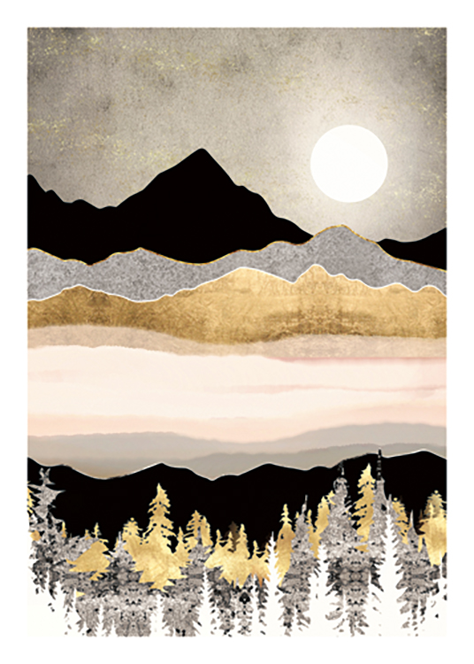 Winter Moon Affiche