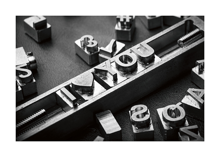 I Love You Letters Poster