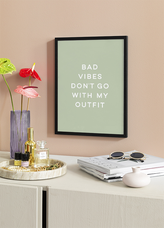 No Bad Vibes Affiche Les Ondes Positives Sont A La Mode Desenio Ch No Bad Vibes Affiche Les Ondes Positives Sont A La Mode Desenio Ch