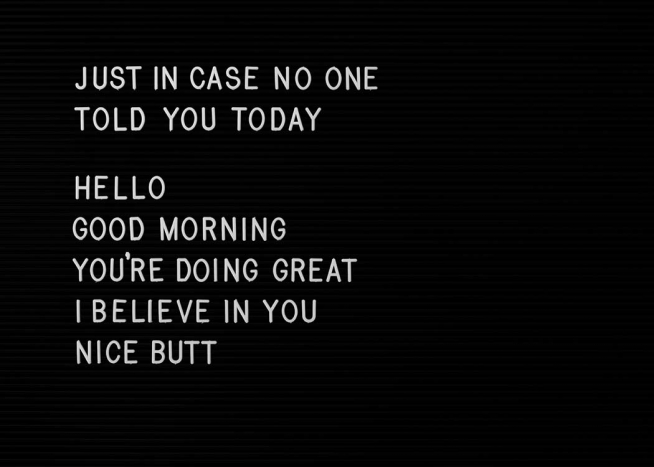 Nice Butt  Poster / Poster mit Sprüchen bei Desenio AB (2268)