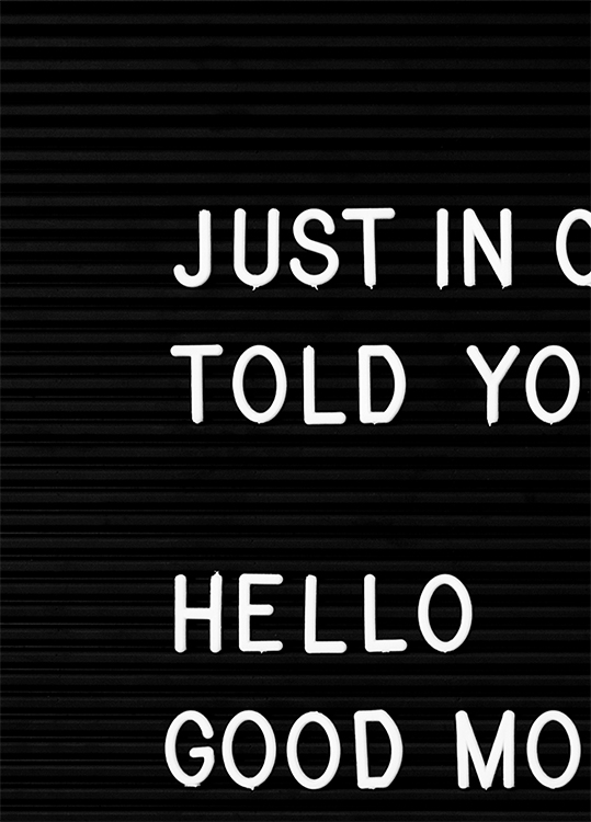 Nice Butt  Poster / Poster mit Sprüchen bei Desenio AB (2268)