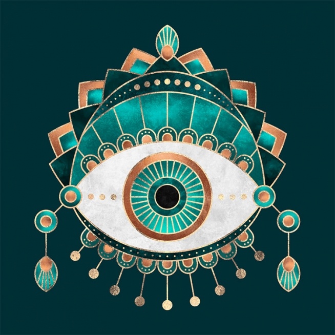 Teal Eye Poster / Kunstdrucke bei Desenio AB (2375)