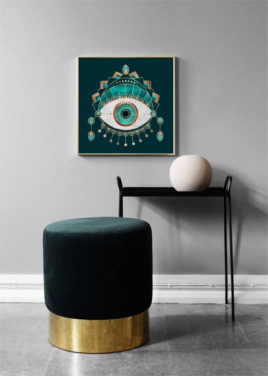 Teal Eye Poster / Arte presso Desenio AB (2375)