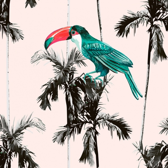 Tropical Toucan Poster / Fiori & Piante presso Desenio AB (2391)