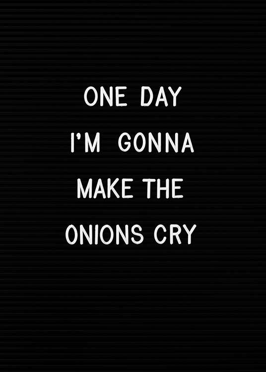 Onions Affiche