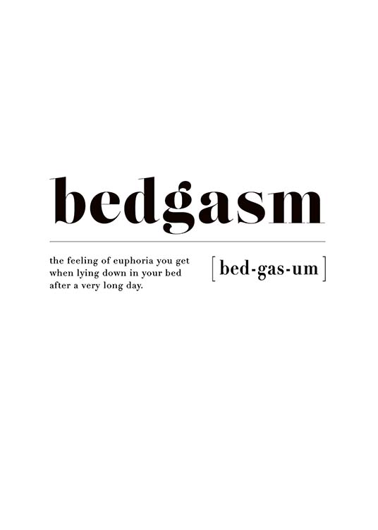 Bedgasm Affiche