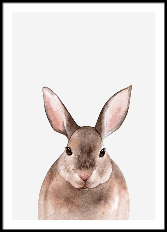 Little Rabbit Poster / Quadri per  bambini presso Desenio AB (3364)