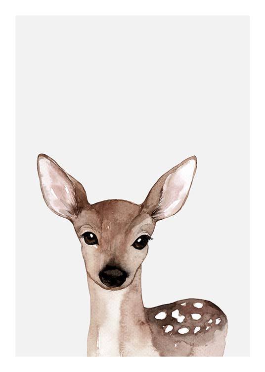Little Deer Poster / Quadri per  bambini presso Desenio AB (3369)