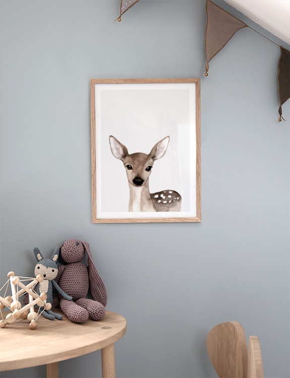 Little Deer Poster / Quadri per  bambini presso Desenio AB (3369)
