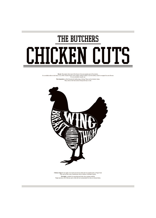 Chicken Cuts, Affiche