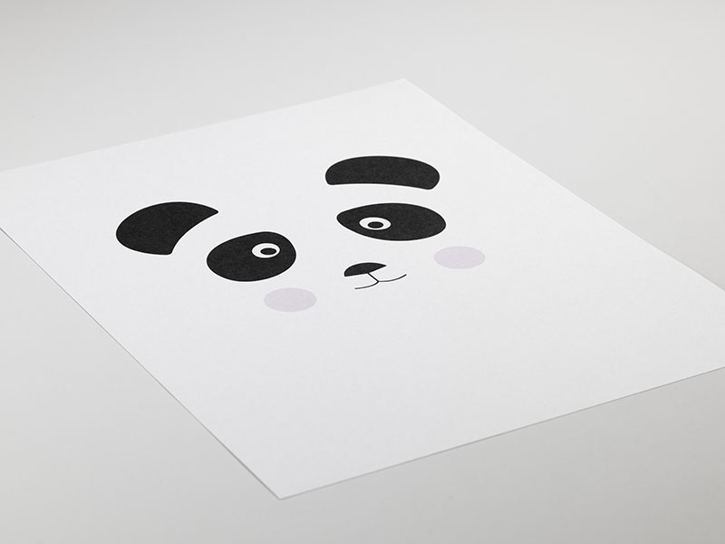 Graphic Panda, Affiche / Posters pour enfants chez Desenio AB (7867)