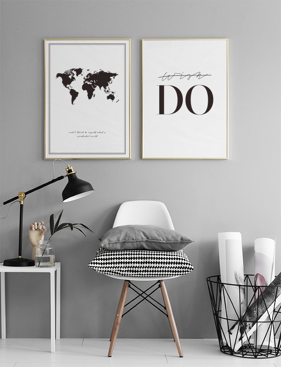 Wonderful World, Affiche / Cartes et villes chez Desenio AB (7981)