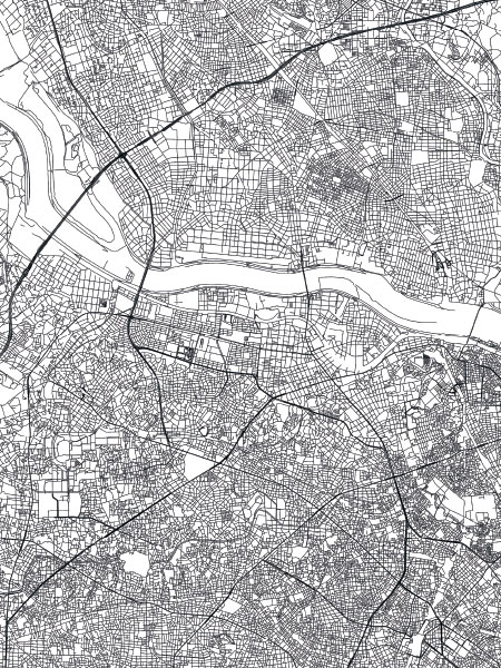 Tokyo Poster / Bianco e nero  presso Desenio AB (8135)