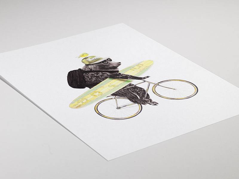 Surfing Bear, Poster / Kinder bei Desenio AB (8183)