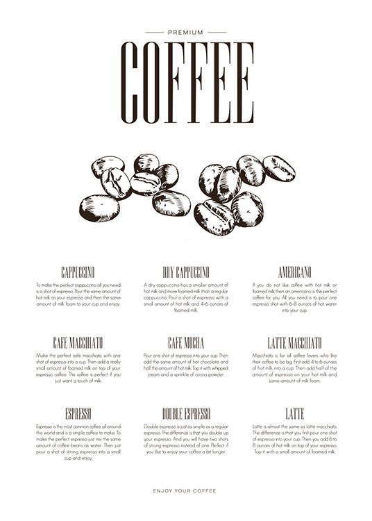 Coffee Type, Affiche