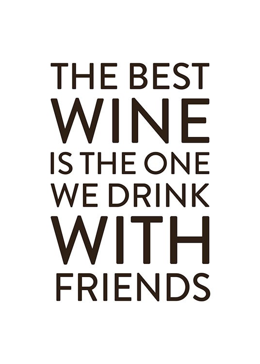 The Best Wine, Poster