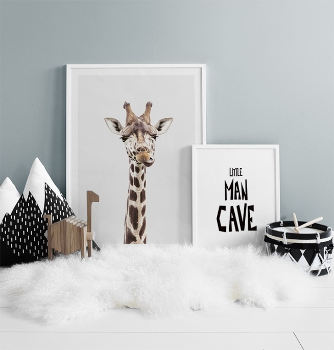 Baby Giraffe Poster / Giraffa presso Desenio AB (8358)