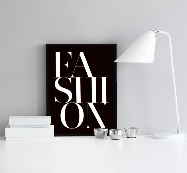 Fashion Black Poster