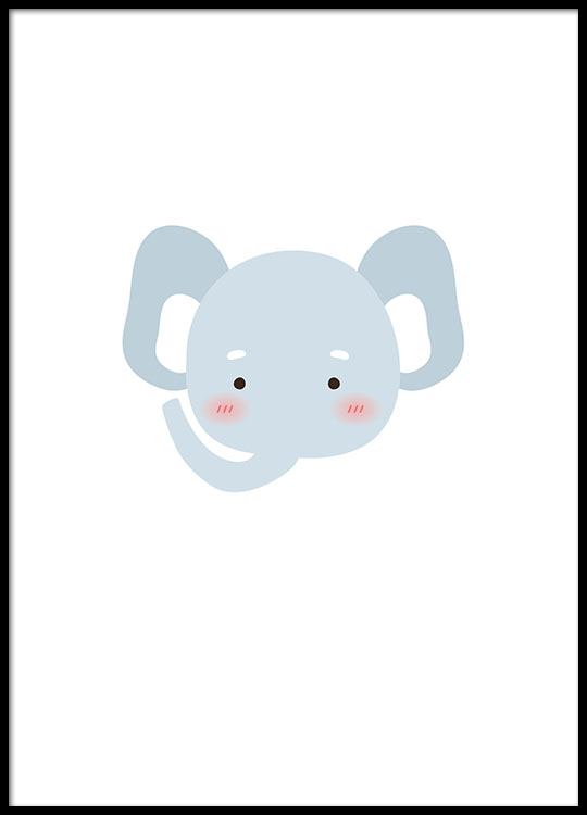 Little Elephant, Poster / Kinder bei Desenio AB (8472)