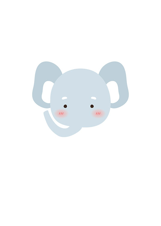 Little Elephant, Poster / Kinder bei Desenio AB (8472)