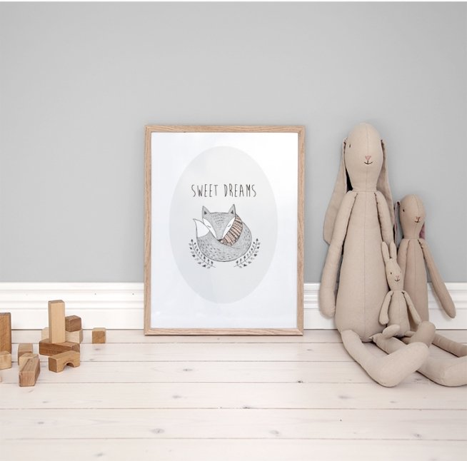 Sweet Dreams, Affiches / Posters pour enfants chez Desenio AB (8554)
