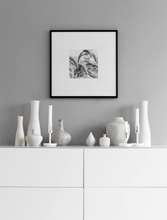 Jungle Rice Affiche / Noir et blanc chez Desenio AB (8911)