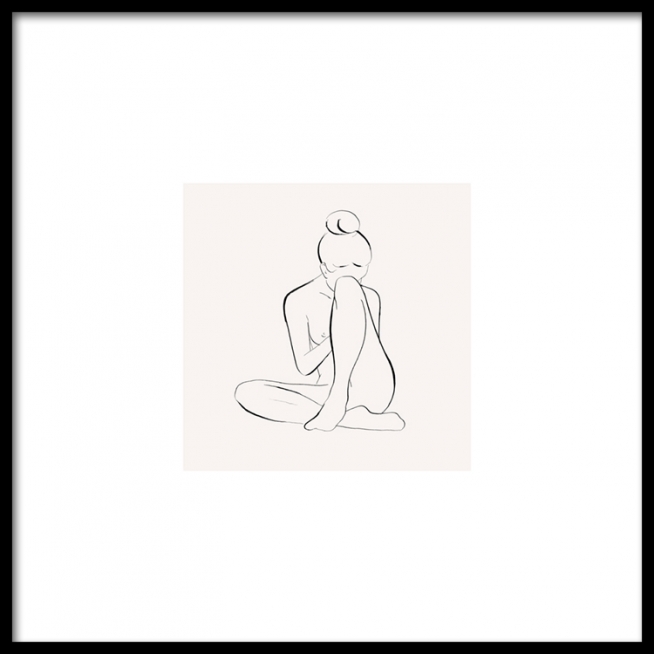 Bare Skin Illustration Poster / Arte presso Desenio AB (8914)