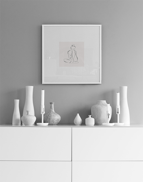 Bare Skin Illustration Poster / Arte presso Desenio AB (8914)