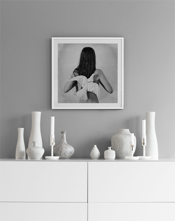 Love Warriors Sky Poster / Schwarz-Weiss bei Desenio AB (Pre5625)