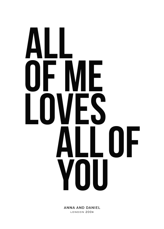 All of Me Personal Poster