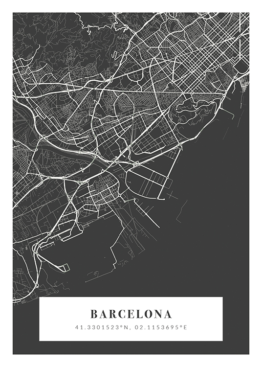 Map No1 Night Personal Poster