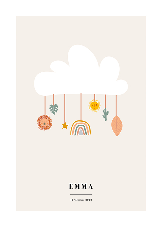 Cloud Mobile Personal Affiche Cloud Mobile Personal Affiche