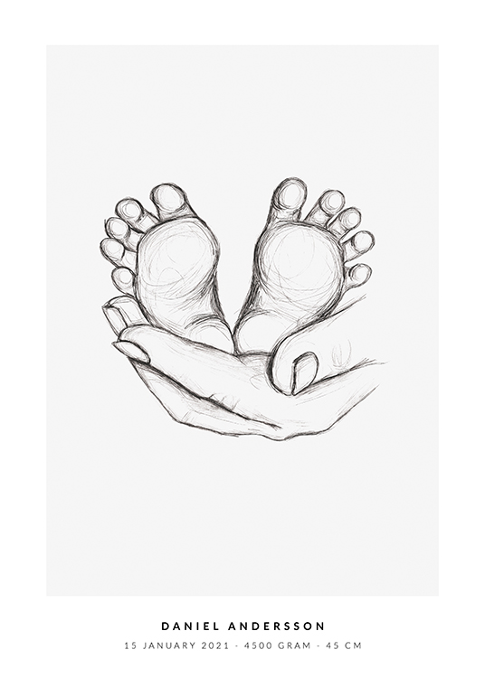 Baby Feet Personal Affiche Baby Feet Personal Affiche