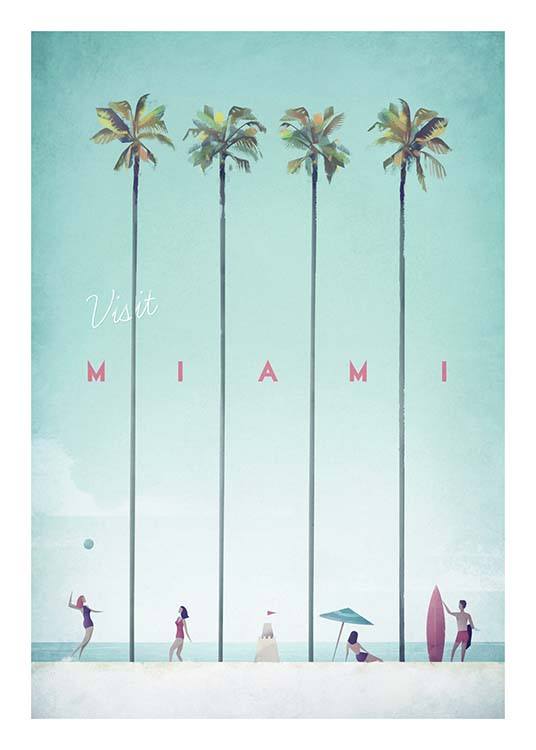 Miami Travel Affiche