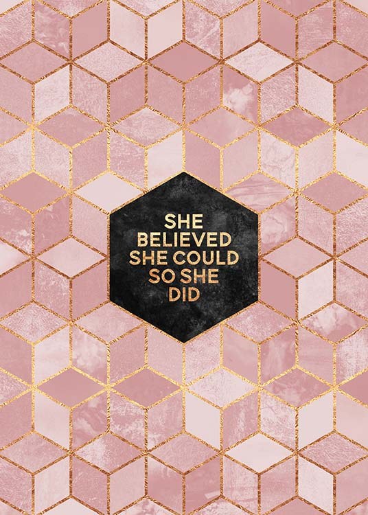 She Believed She Could 2 Poster